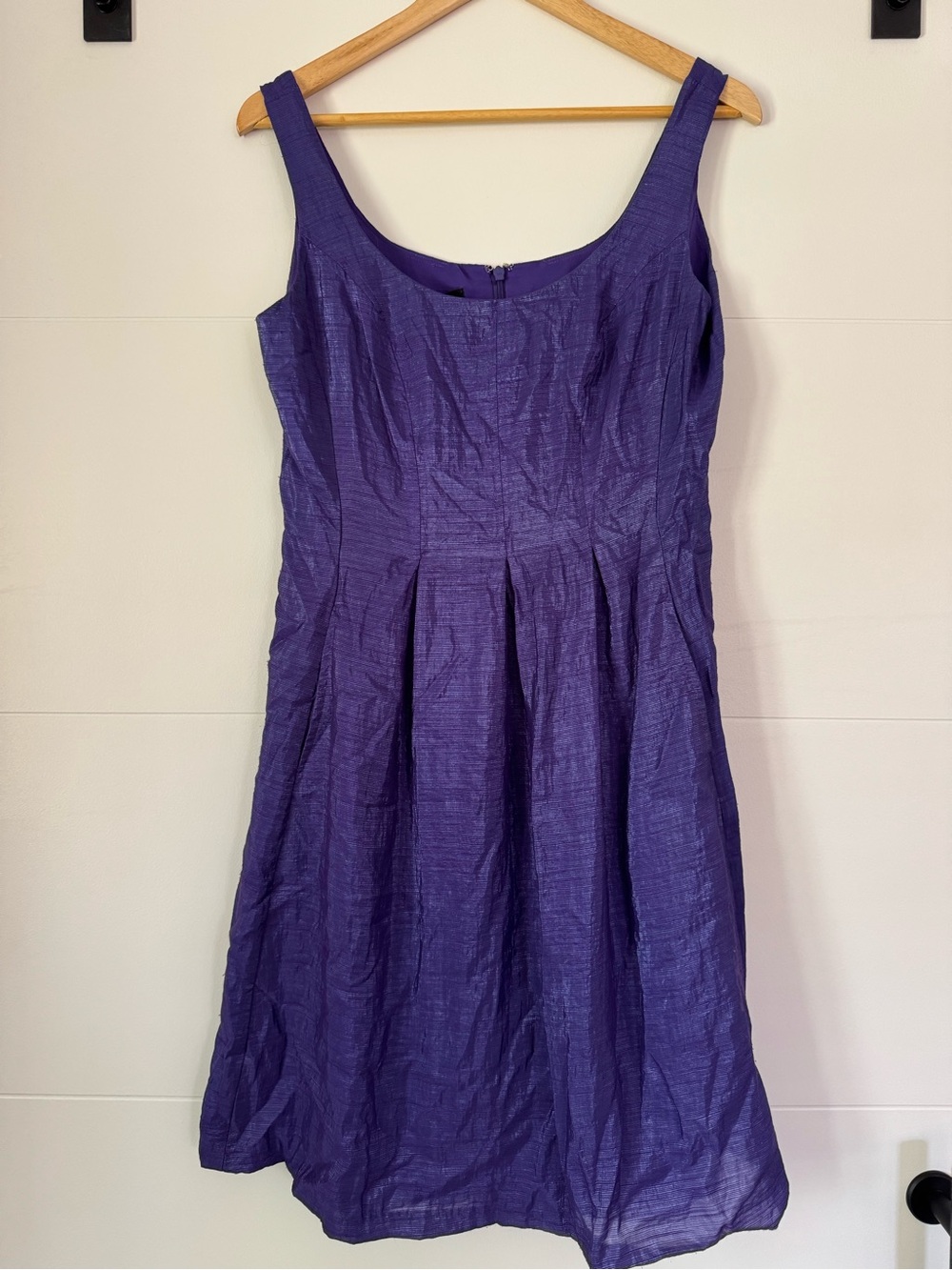 Nine West Purple Sleeveless A-Line Dress